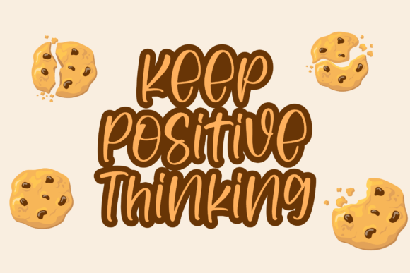 Lovely Biscuit Font PNG with transparent background - Preview 1