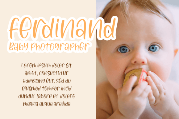 Lovely Biscuit Font PNG with transparent background - Preview 2