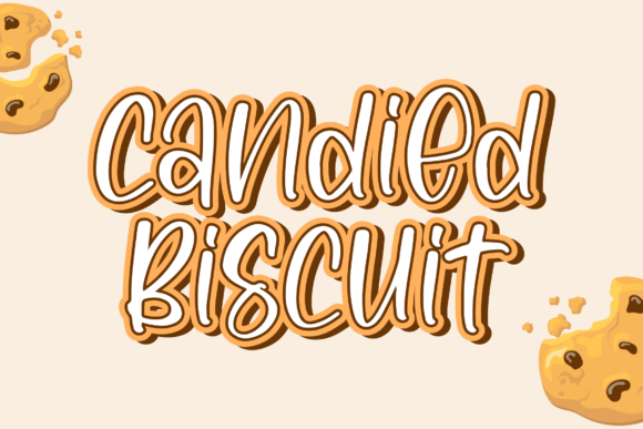 Lovely Biscuit Font PNG with transparent background - Preview 6
