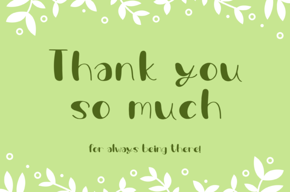 Matcha Green Tea Font PNG with transparent background - Preview 6