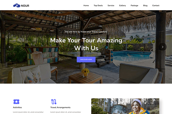 Nour - Digital Agency WordPress Theme Graphic WordPress By Themesvila