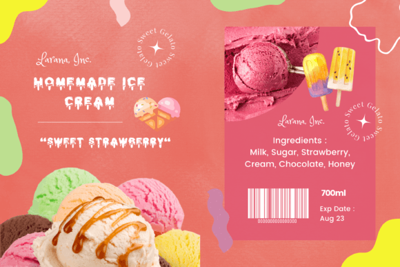 Popsicles Font font preview - 5