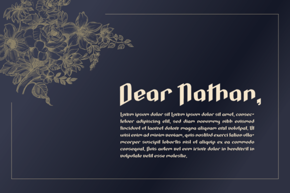 Qoodara Font PNG with transparent background - Preview 3