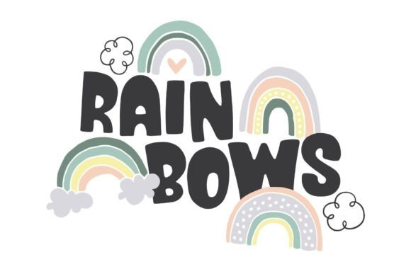 Rain or Shine Font PNG with transparent background - Preview 2