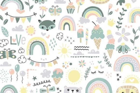 Rain or Shine Font PNG with transparent background - Preview 6