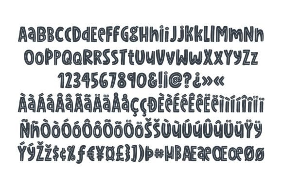 Skiba Font PNG with transparent background - Preview 6