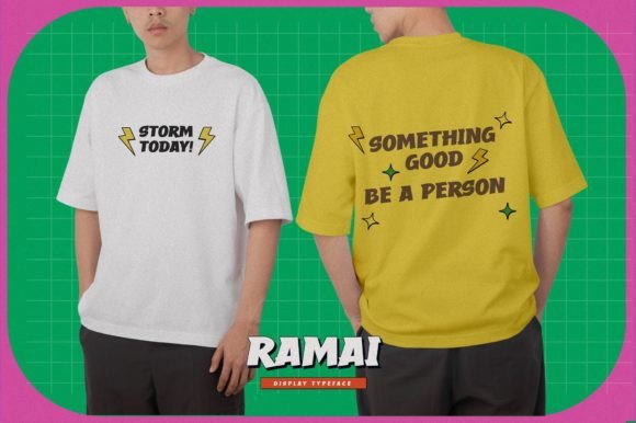 Ramai Font PNG with transparent background - Preview 1