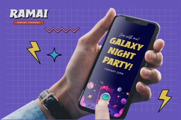 Ramai Font PNG with transparent background - Preview 2