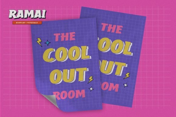 Ramai Font PNG with transparent background - Preview 3