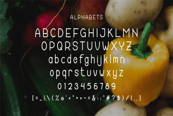 Apple Nasyobe Font - Preview 1