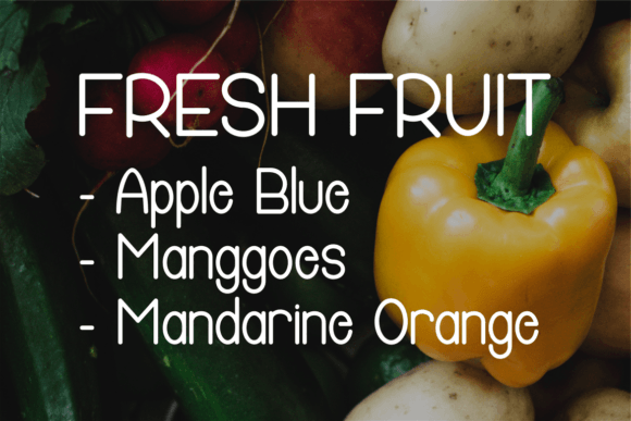 Apple Nasyobe Font - Preview 3