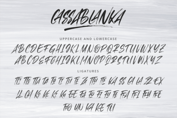 Cassablanka Font - Preview 6