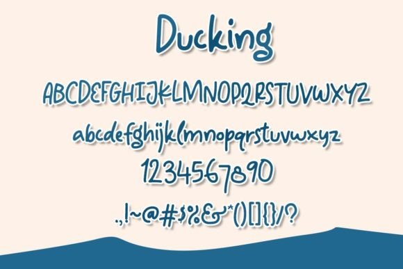 Ducking Font - Preview 1