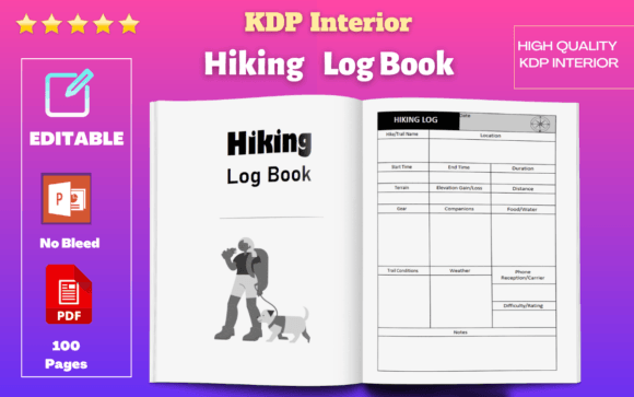 Hiking Log Book | KDP Interior