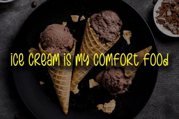 Ice Cream Font - Preview 3