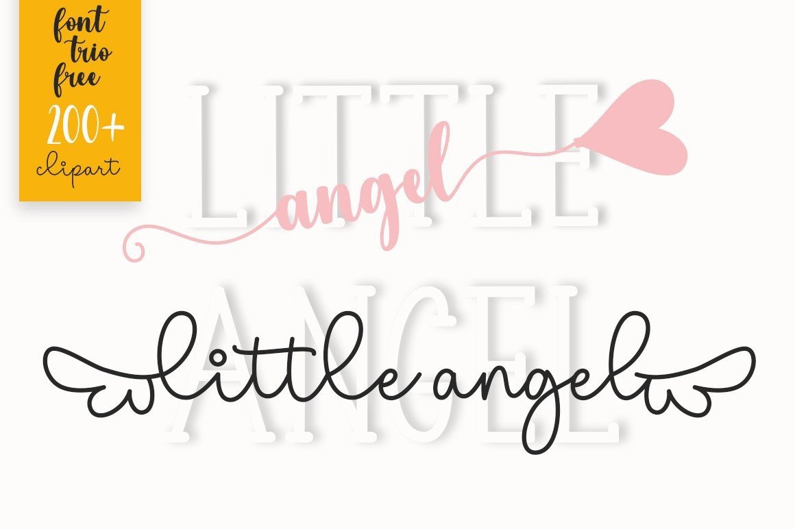 Little Angel Font by Fillo Graphic · Creative Fabrica