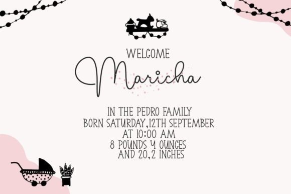 Little Angel Font PNG with transparent background - Preview 3