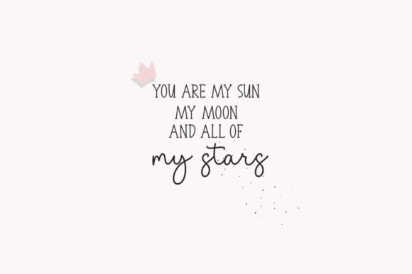 Little Angel Font PNG with transparent background - Preview 4