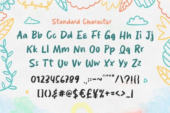 Miyako Caroline Font PNG with transparent background - Preview 3