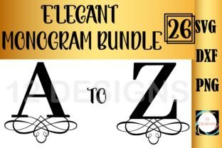 Monogram Svg Bundle Graphic by 12 DESIGNS · Creative Fabrica