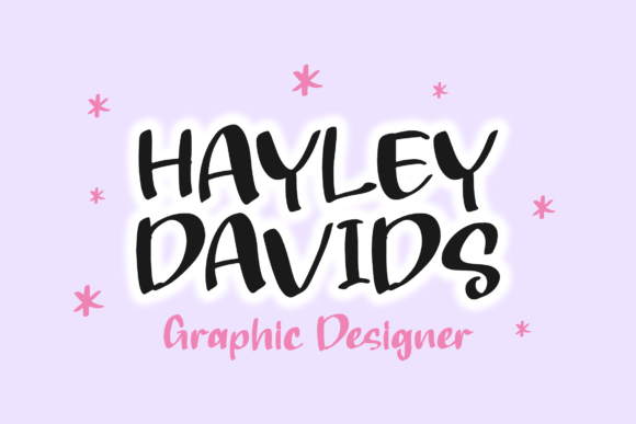 Qrowy Magical Font PNG with transparent background - Preview 2