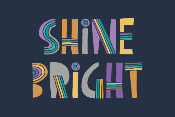Bask in Sunshine Font - Preview 2
