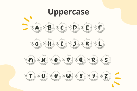 Circle Beach Monogram Font - Preview 3