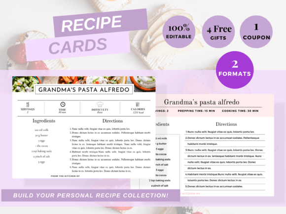 Family Recipe Binder Recipe Card Box