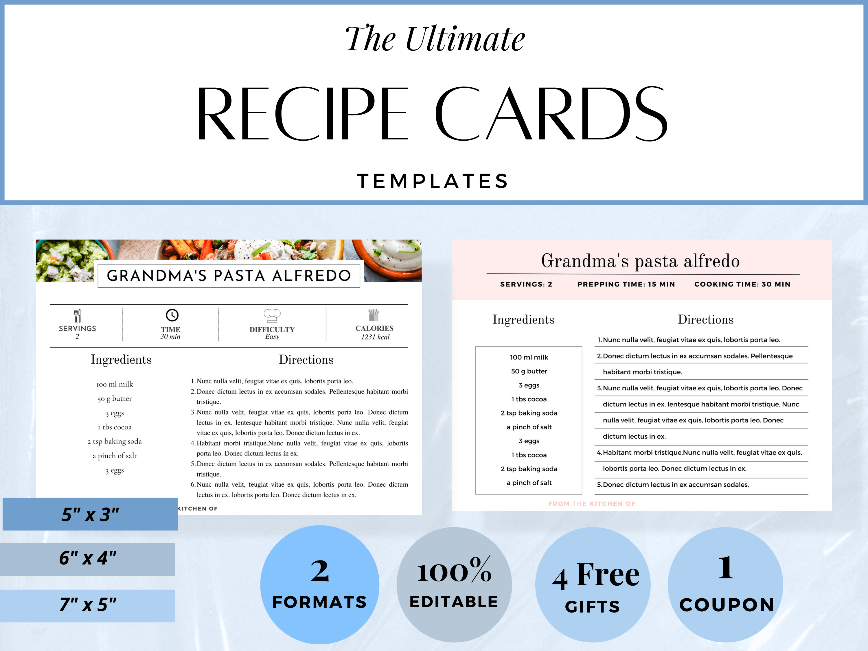 Family Recipe Binder Recipe Card Box