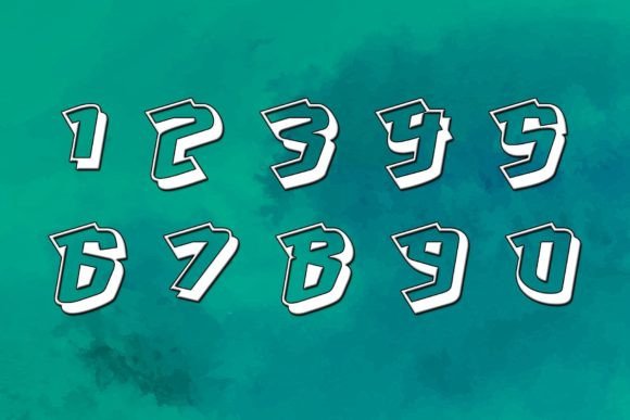Grind Font PNG with transparent background - Preview 3