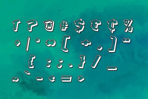 Grind Font PNG with transparent background - Preview 4