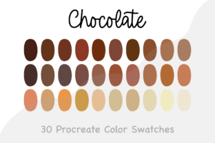 Chocolate - Procreate Color Palette Graphic by Picto Graphy · Creative ...