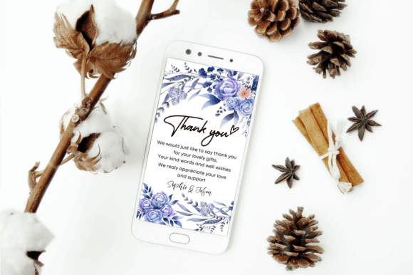 Electronic Thank You Card Template Canva