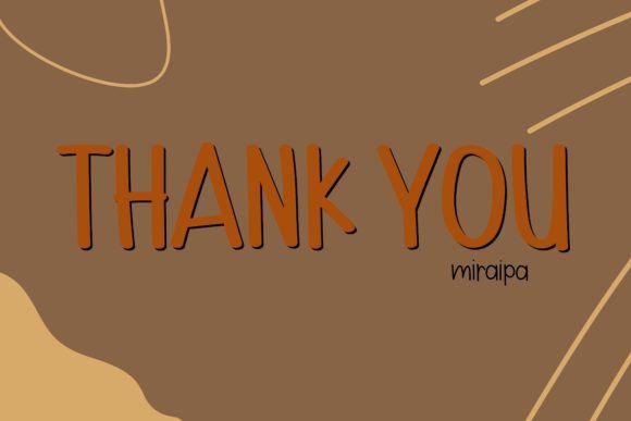 Penuche Font PNG with transparent background - Preview 4