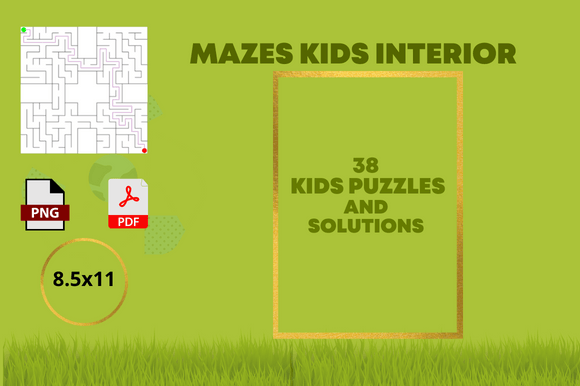 Interior Diamond Maze Activity for Kids Graphic by Prottayon · Creative ...