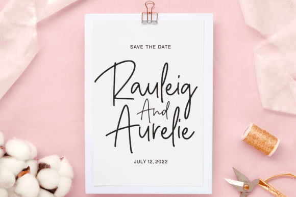 Rhapsoline Font PNG with transparent background - Preview 2