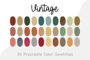 Vintage - Procreate Color Palette Graphic by Picto Graphy · Creative ...