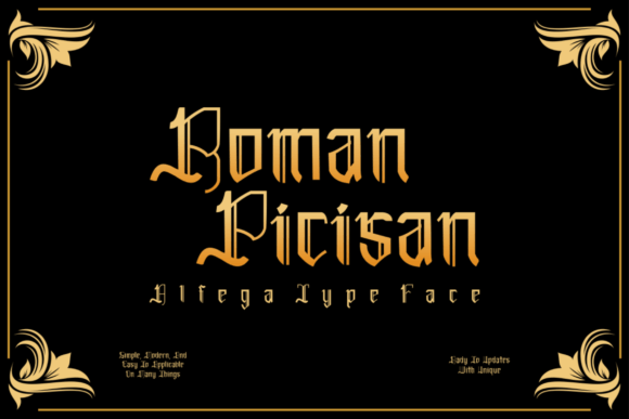 Alfega Font - Preview 1