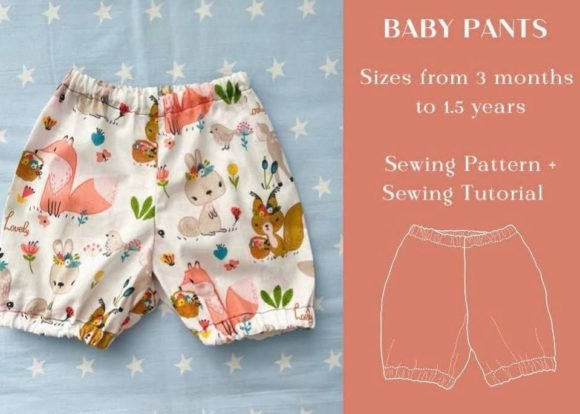 Baby Pants Sewing Pattern