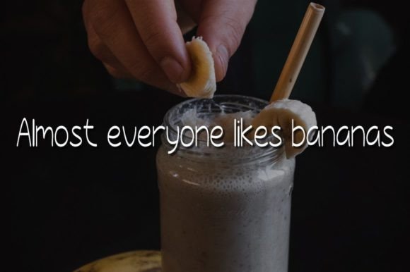 Banana Water Font - Preview 3