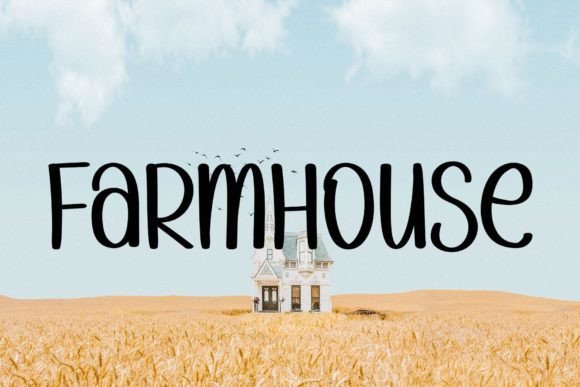 Black House Font - Preview 1