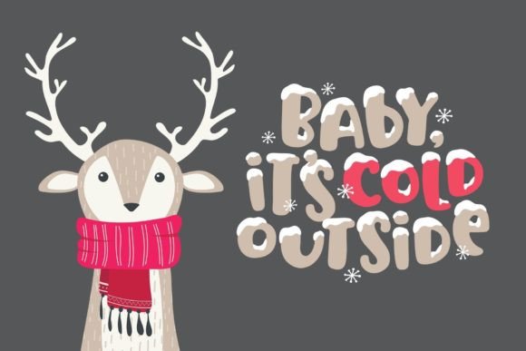 Blanket of Snow Font - Preview 3