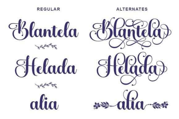 Blantela Font - Preview 2