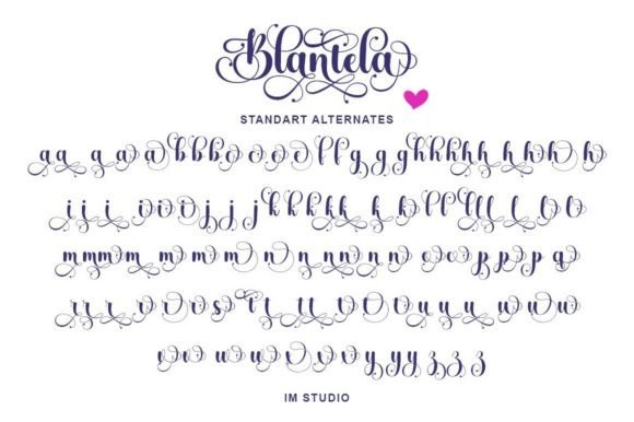 Blantela Font - Preview 4