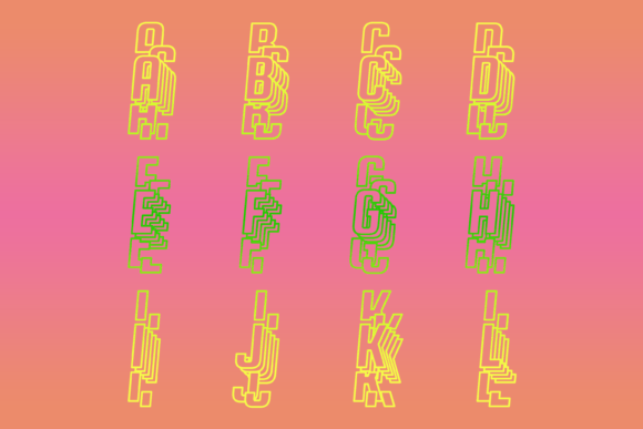 Busy Font - Preview 1
