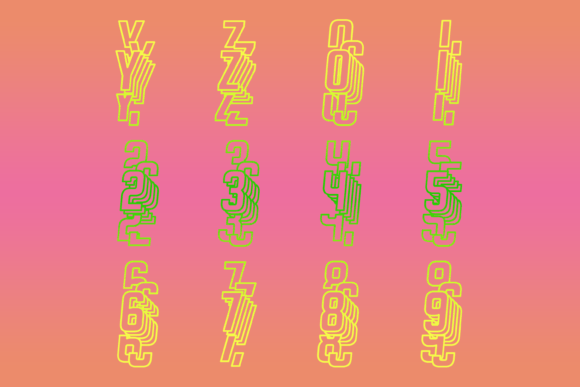 Busy Font - Preview 3