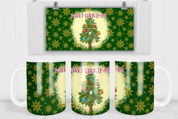 Christmas Mug Sublimation Design Graphics