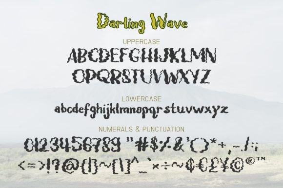 Darling Wave Font - Preview 2