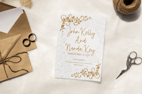 Fiandata Marlyne Font PNG with transparent background - Preview 5