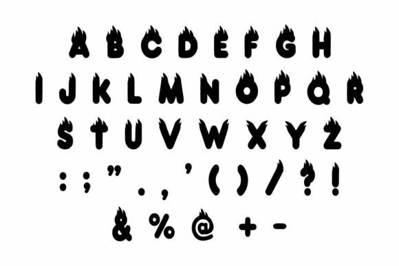 Flame Bold Font - Preview 4